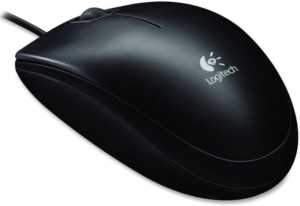 Logitech B100 | Ambidextrous Bedrade Muis | USB-A | 800 DPI | Zwart