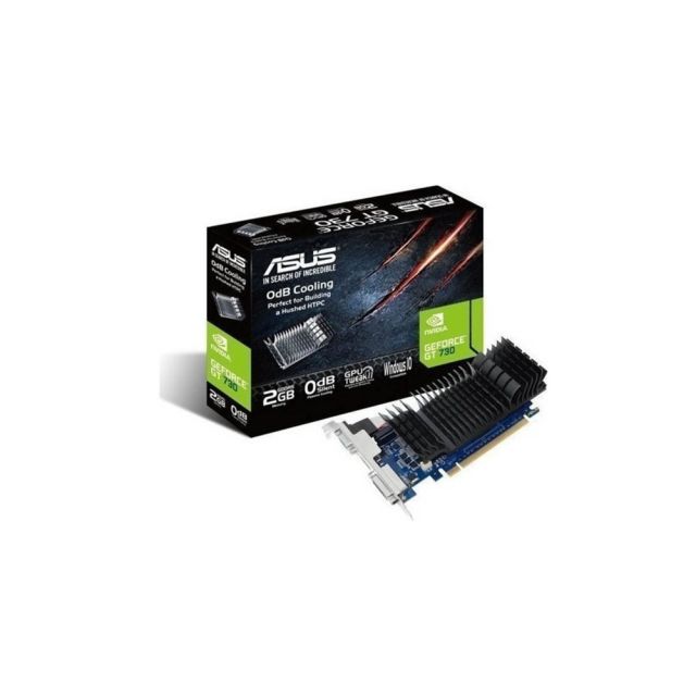 Asus GeForce GT 730 | 2GB GDDR5 VRAM | Low Profile | Videokaart | GPU | Nvidia