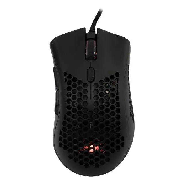 Baracuda CORAL RGB | Bedrade Gaming Muis | USB-A | 12800 DPI | Zwart
