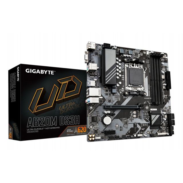 Gigabyte A620M DS3H | Socket AM5 | AMD A620 | 2xDDR5 | Micro ATX | Moederbord