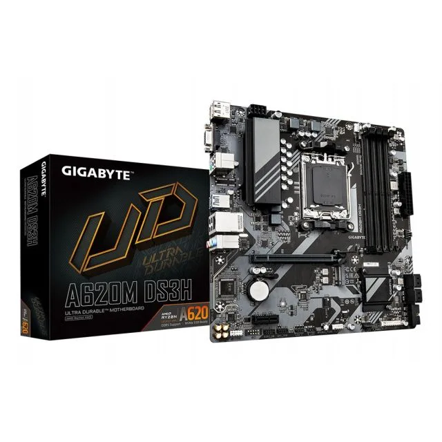 Gigabyte A620M DS3H | Socket AM5 | AMD A620 | 2xDDR5 | Micro ATX | Moederbord