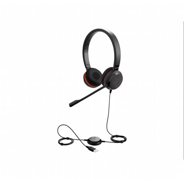 Jabra Evolve 20SE MS | Bedrade On-ear Stereo Headset | USB-A | Zwart | Microsoft Teams Gecertificeerd