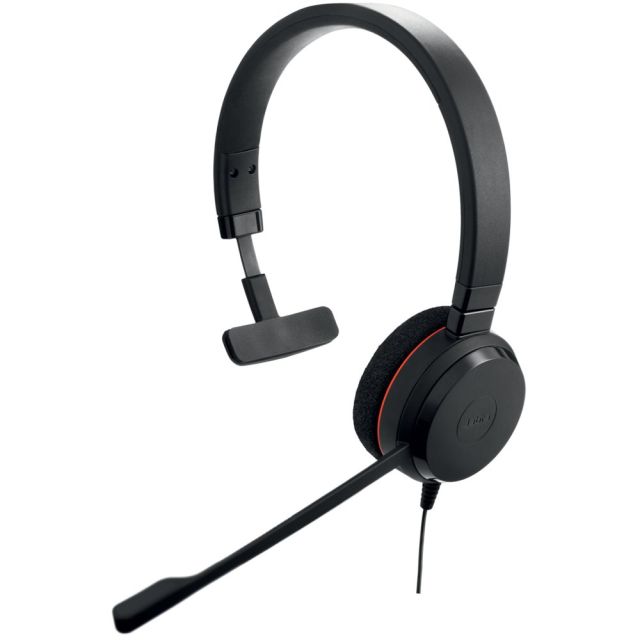 Jabra Evolve 20 UC | Bedrade On-ear Mono Headset | USB-A | Zwart