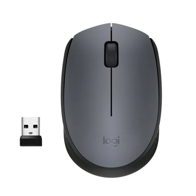 Logitech M170 | Draadloze Muis | Links- en Rechtshandig | RF | 1000 DPI | Grijs | OPEN BOX