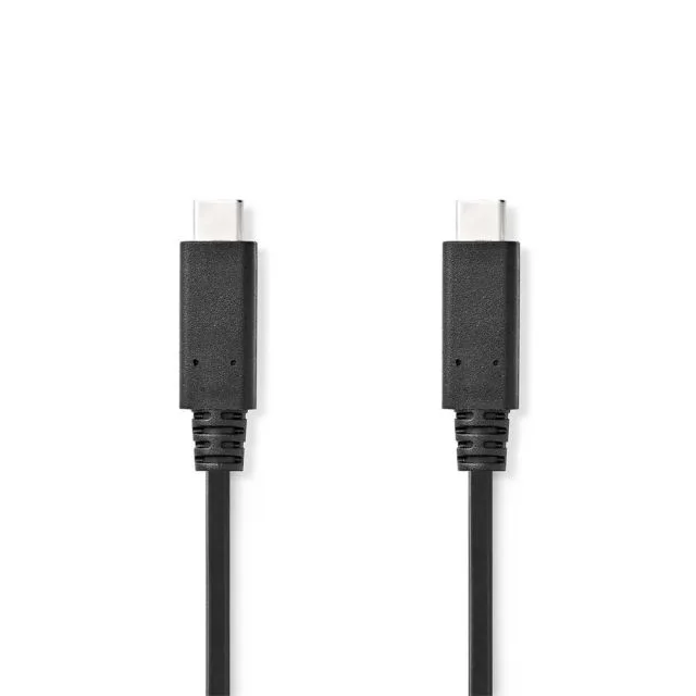 Nedis CCGL64750BK10 | USB 3.2 Gen 2 | USB-C naar USB-C | 1m | Zwart