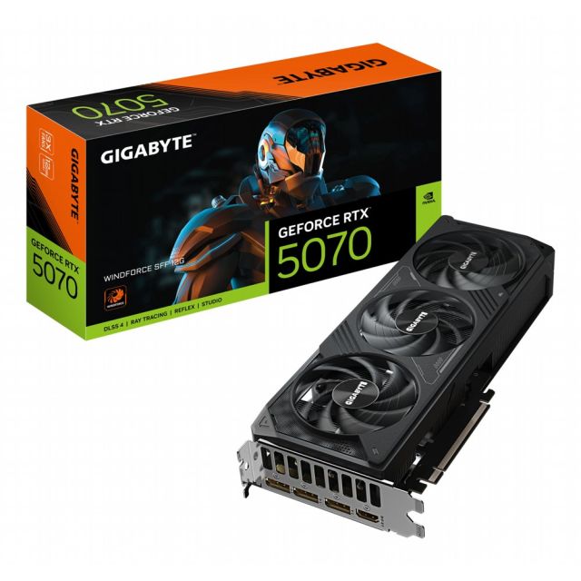 GIGABYTE GeForce RTX 5070 WINDFORCE OC SFF | 12GB GDDR7 | DLSS 4 | Videokaart | Nvidia GPU