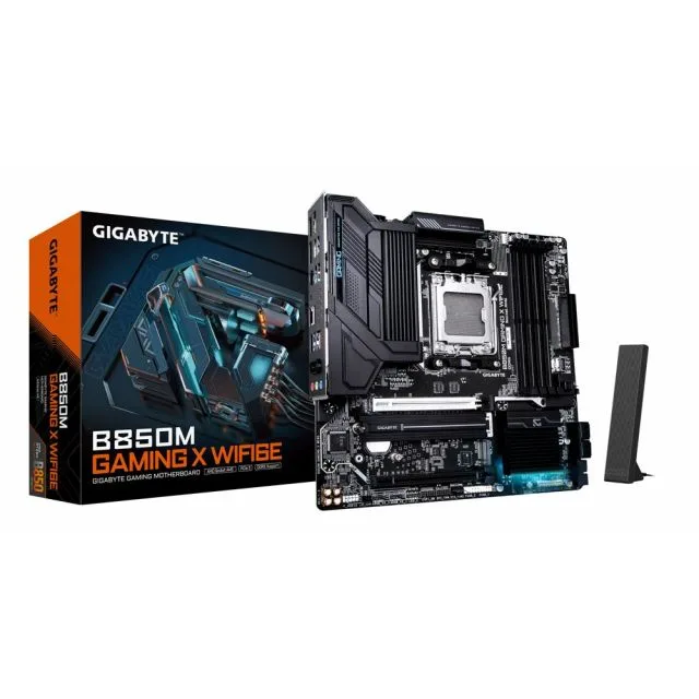 GIGABYTE B850M GAMING X WIFI6E | Socket AM5 | AMD B850 | 4xDDR5 | Micro ATX | Moederbord