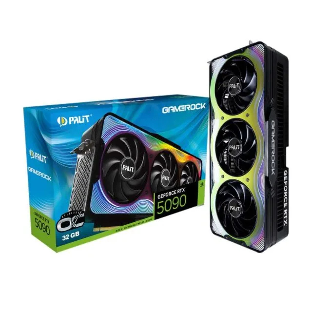 Palit GeForce RTX 5090 GameRock OC | 32 GB GDDR7 VRAM | 4K Gaming & AI | Videokaart | GPU | Nvidia