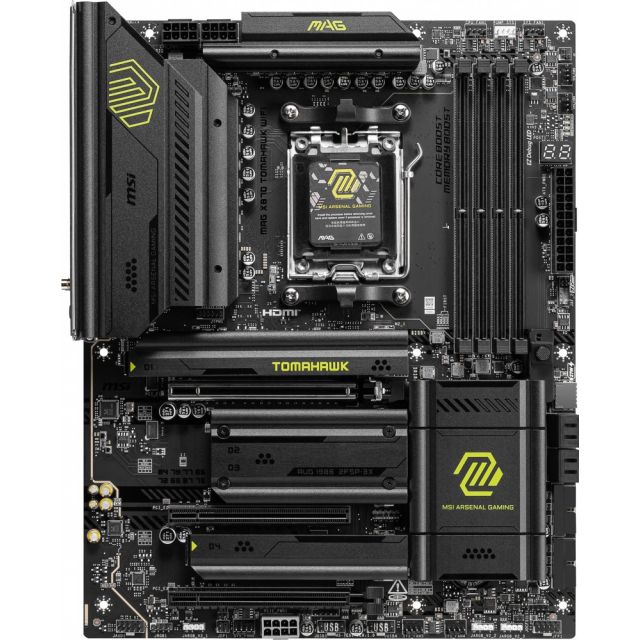 MSI MAG X870 TOMAHAWK WIFI | Socket AM5 | AMD X870 | 4xDDR5 | ATX | Moederbord
