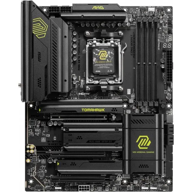 MSI MAG X870 TOMAHAWK WIFI | Socket AM5 | AMD X870 | 4xDDR5 | ATX | Moederbord