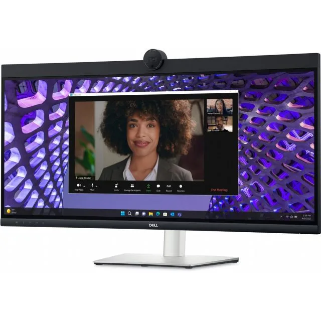 Dell P3424WEB | 34,1" WQHD IPS Curved Monitor (3440x1440) | USB-C | Webcam | Zwart