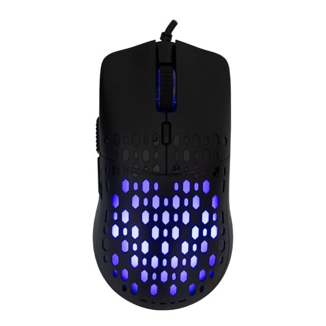 Baracuda OCTOPUS RGB | Bekabelde Gaming Muis | Rechtshandig | USB-A | 3600 DPI | Zwart