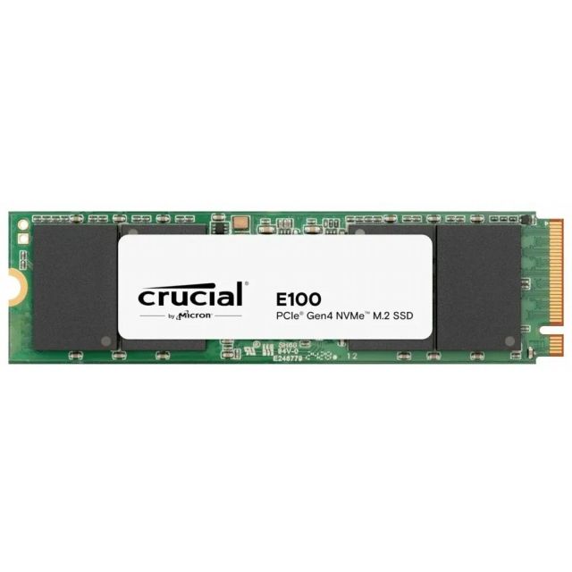 Crucial E100 | 1TB NVMe SSD | M.2 Gen4 | 5.000MB/s Lezen | 4.500MB/s Schrijven