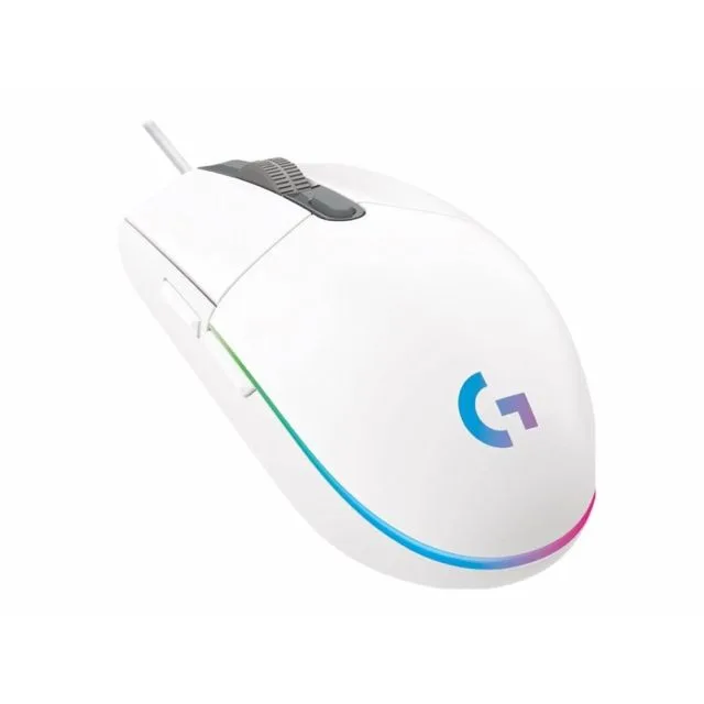 Logitech G102 LightSync | Gaming Muis | Rechtshandig | USB-A | 8000 DPI | Wit