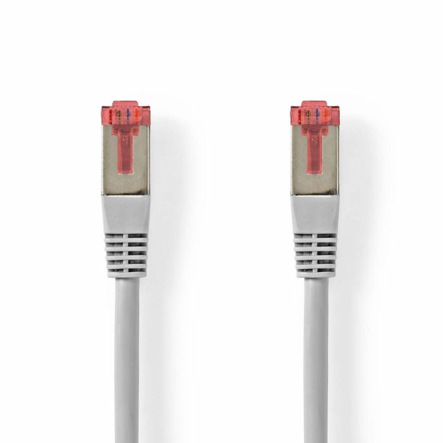 Nedis CCGL85220GY200 | Netwerkkabel Cat6 SF/UTP | 20 m | Grijs | RJ45 Male-naar-RJ45 Male