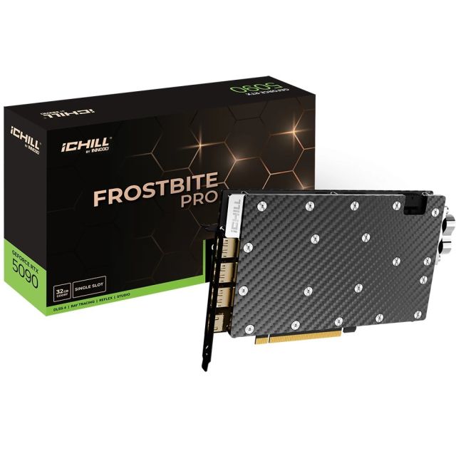 INNO3D iChill GeForce RTX 5090 Frostbite Pro | 32GB GDDR7 | DLSS 4 | Videokaart | Nvidia GPU