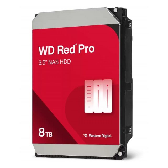 Western Digital Red Pro | 8TB Interne Harde Schijf | 7200 RPM | 256MB Cache | 3,5" SATA