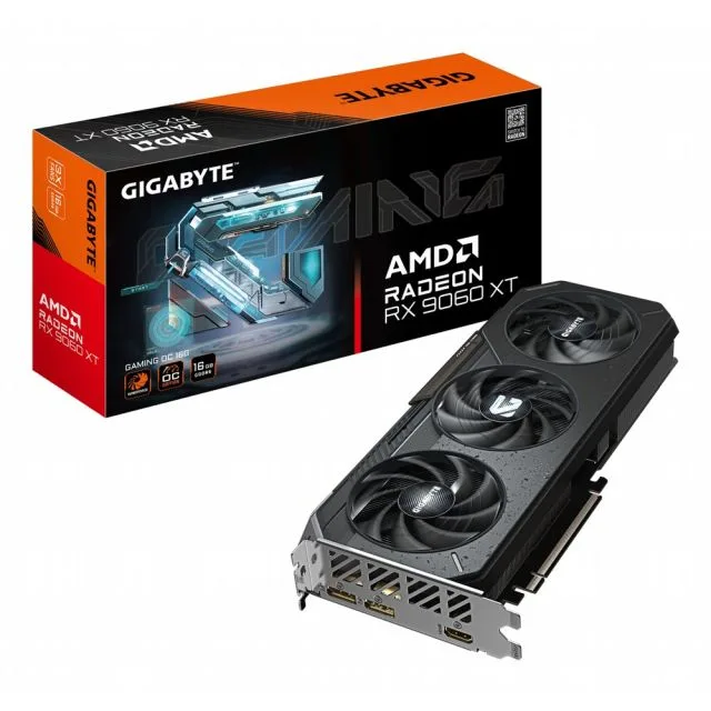 GIGABYTE Radeon RX 9060 XT GAMING OC | 16GB GDDR6 | Videokaart | AMD GPU