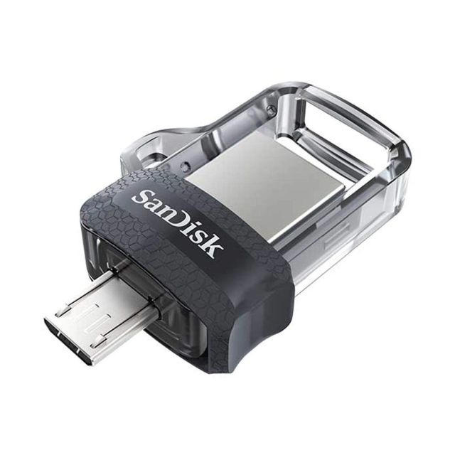 Hama 173385 | 64GB USB Flash Drive | USB Type-A / Micro-USB | Zwart, Transparant