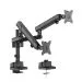 ACT AC8328 | Verstelbare Monitor-bureaubeugel | Tot 35" | Max 12kg | VESA 100x100 | 2 Monitoren