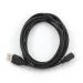Gembird CCP-MUSB2-AMBM-1M | USB 2.0 | USB-A naar Micro-USB-B | 1m | Zwart