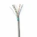Nedis netwerkkabel | Cat6 | F/UTP (FTP) | 50 m | Grijs | CCBG8522GY50S