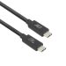 ACT AC7430 | USB4 | 20Gbps | 240W | USB-C naar USB-C | 1m | Zwart