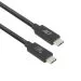 ACT AC7430 | USB4 | 20Gbps | 240W | USB-C naar USB-C | 1m | Zwart