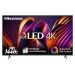 Hisense 55E7NQPRO 55" | 4K Ultra HD QLED Smart TV | VIDAA + Wifi | Dolby Vision | Local Dimming | Quantum Dot voor Levendige Kleuren | 144Hz