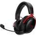 HyperX Cloud III | Draadloze Over-ear Gaming Headset | USB-A & USB-C Receiver | Zwart/Rood