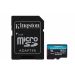 Kingston Technology microSDXC 64GB | Canvas Go! Plus Gen4 | 200MB/s | A2 | U3 | V30 | + Adapter