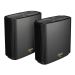 ASUS ZenWiFi XT9 (2-pack) | Tri-band WiFi 6 Mesh Router | Gigabit Ethernet | AX7800 | Zwart