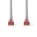 Nedis CCGL85220GY20 | Netwerkkabel Cat6 SF/UTP | 2 m | Grijs | RJ45 Male-naar-RJ45 Male