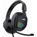 Baracuda PEARL RGB | On-Ear Gaming Headset 3,5mm en USB | Zwart