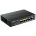 D-Link DGS-1008P/E | 8-Poorts Gigabit Switch | Unmanaged L2 | 4x PoE+ | Zwart