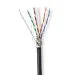 Nedis netwerkkabel | Cat6 | S/FTP (S-STP) | 305 m | Zwart | CCBG8594BK305S