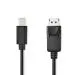 Nedis CCGL37400BK20 | Mini DisplayPort-naar-DisplayPort kabel | 2 m | Mini DisplayPort Male naar DisplayPort Male | Tot 4K@60Hz | Zwart